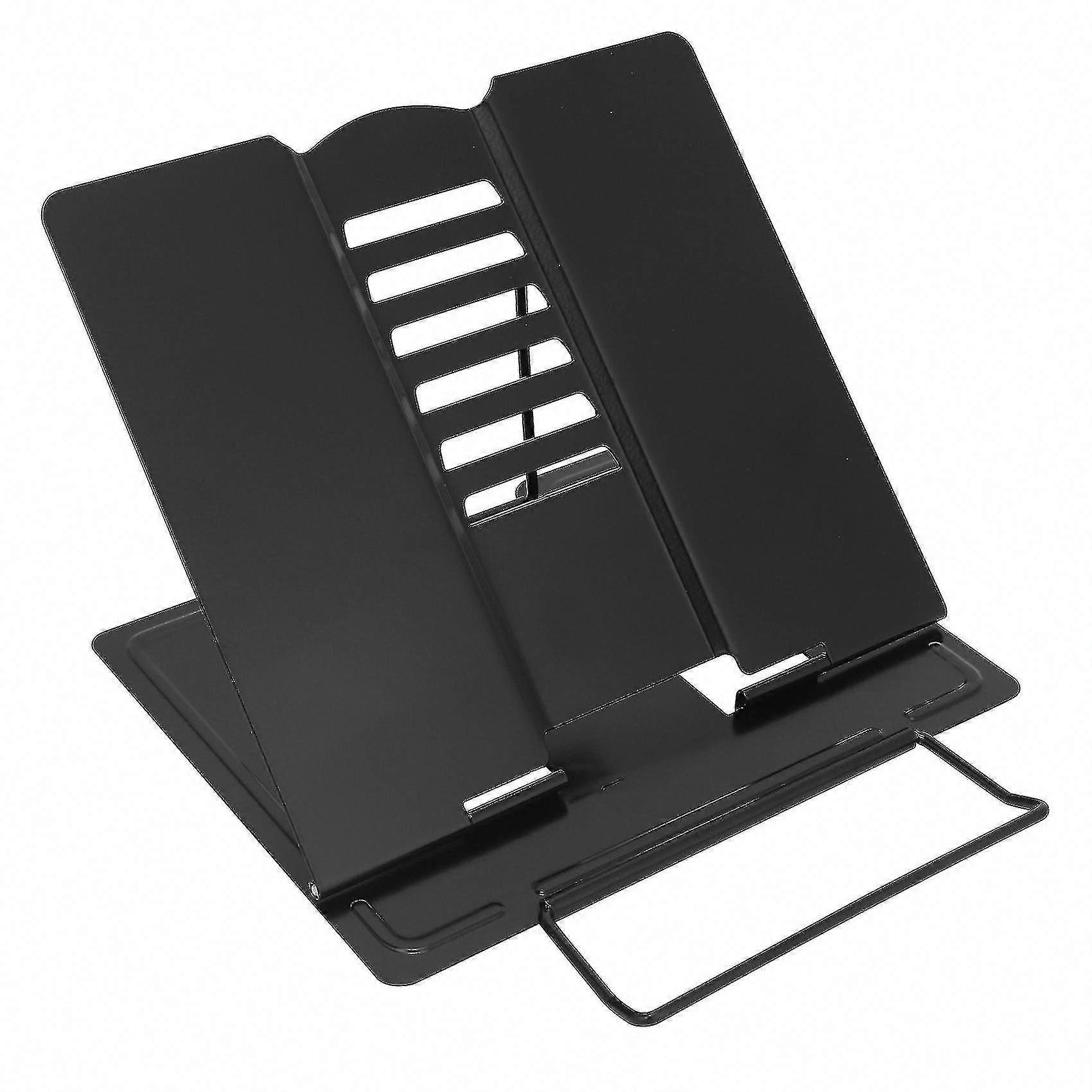 Support de livre en métal réglable pour bureau de lecture, porte-documents portable avec support d’angle robuste