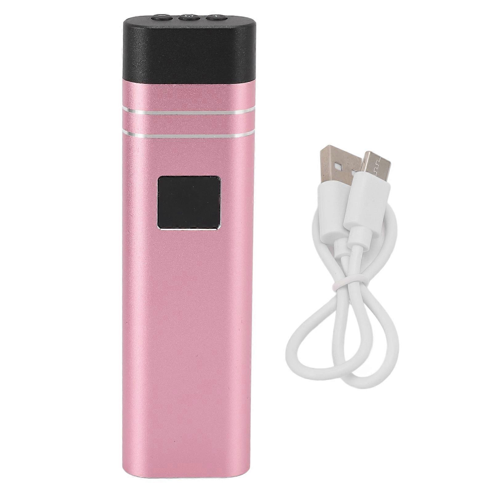 Pink Bone Conduction Bluetooth Pillow Speaker with Deep Bass, Timer, and Sleep Aid Function