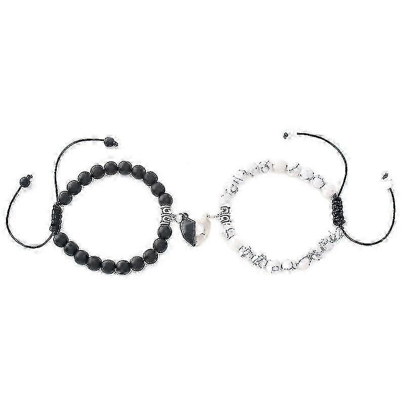 Adjustable Magnetic Matching Bracelet Lovers Distance Magnet Bracelets