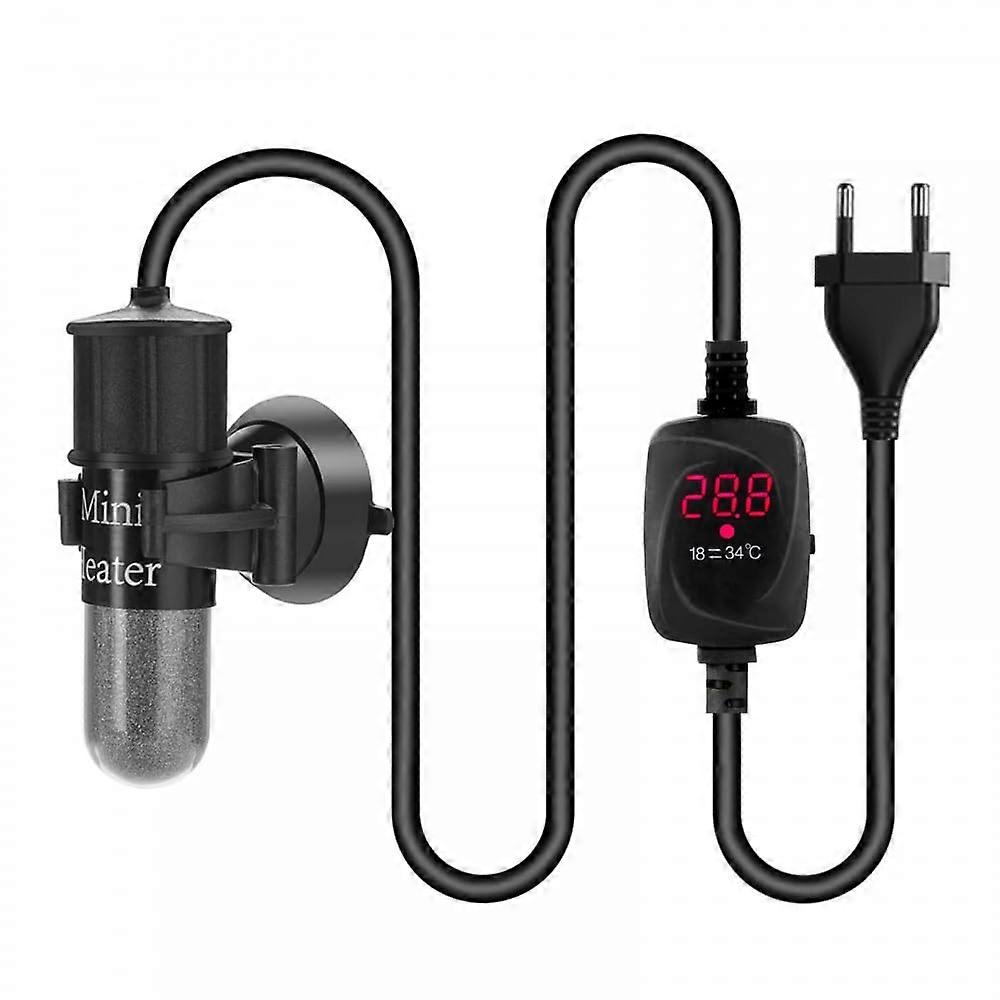Aquarium Thermostat Heater 10/20/30W Mini Heating Rod With LED Indicator For 1-8 Litre Aquariums