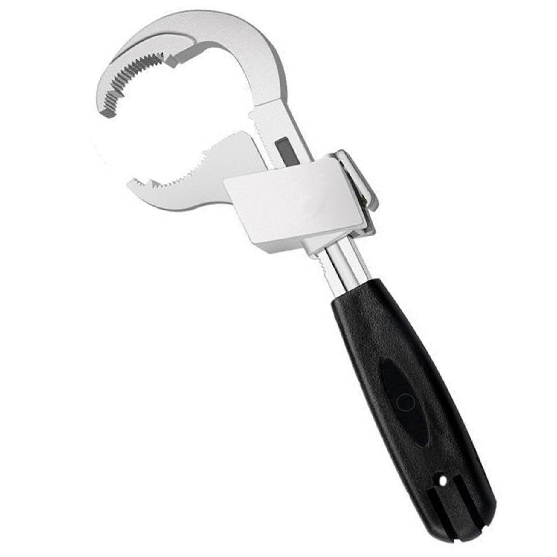 Sink Drain Wrench Set, Adjustable Double Basin Wrench for Bathroom Faucet Assembly, Sanitary Repair Tools for Under Sink Use