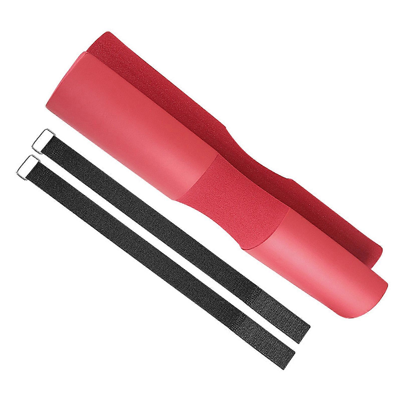 Barbell Pad Hip Thrust Pad Dumbbell Neck Padding For Barbell Stability During Strength Training Red