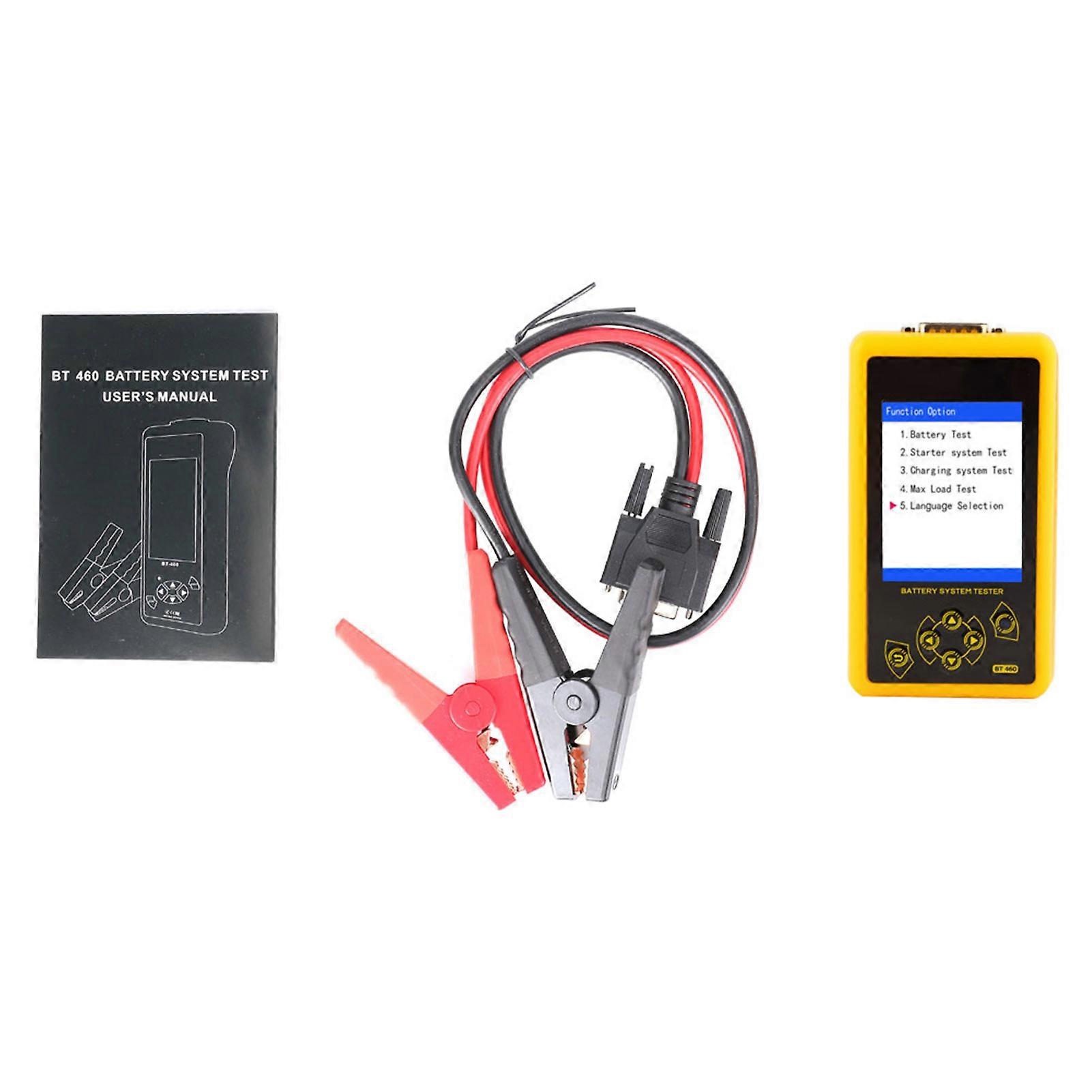 AUTOOL BT-460 Car Battery Tester Charging System Analyzer Capacity Resistance Measurement