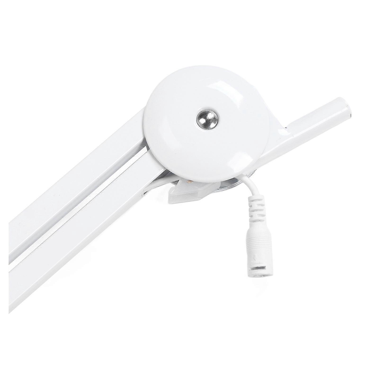 LED Clip On Light 4 Levels Brightness Adjustable 360 Degree Rotation Eye Protection Clip LED Light 100‑240V US Plug