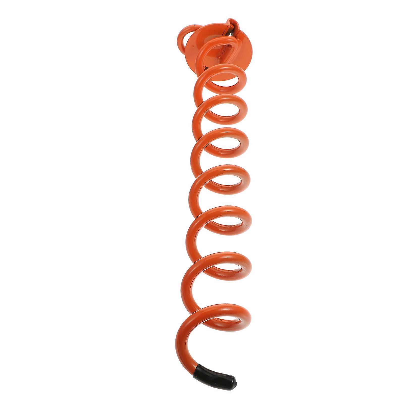 Gardening Stake Metal Ground Stakes For Dog Tethering Beach 43X7CM Orange Wind And Rain Resistance 1Pack