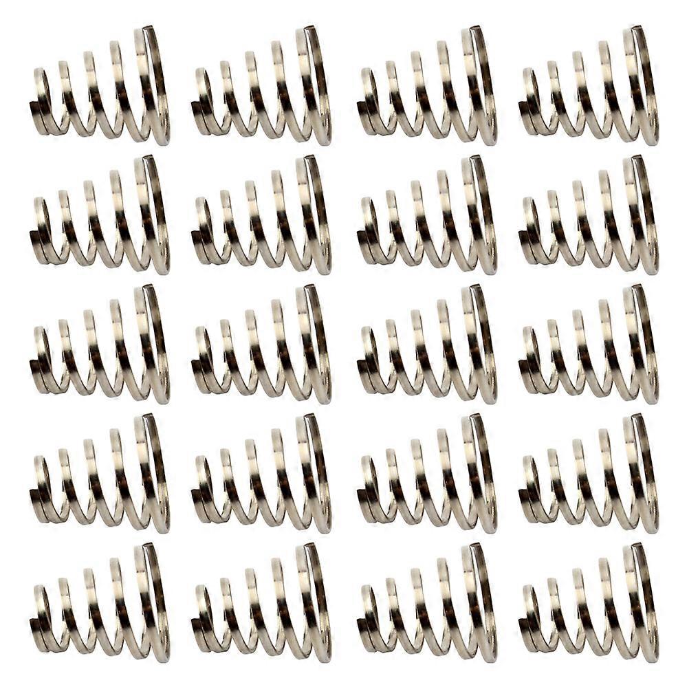 20pcs Bike Axle Springs Quick Release Skewer Replacement Parts Durable Corrosion Resistant High Hardness for Road Mountain Bikes