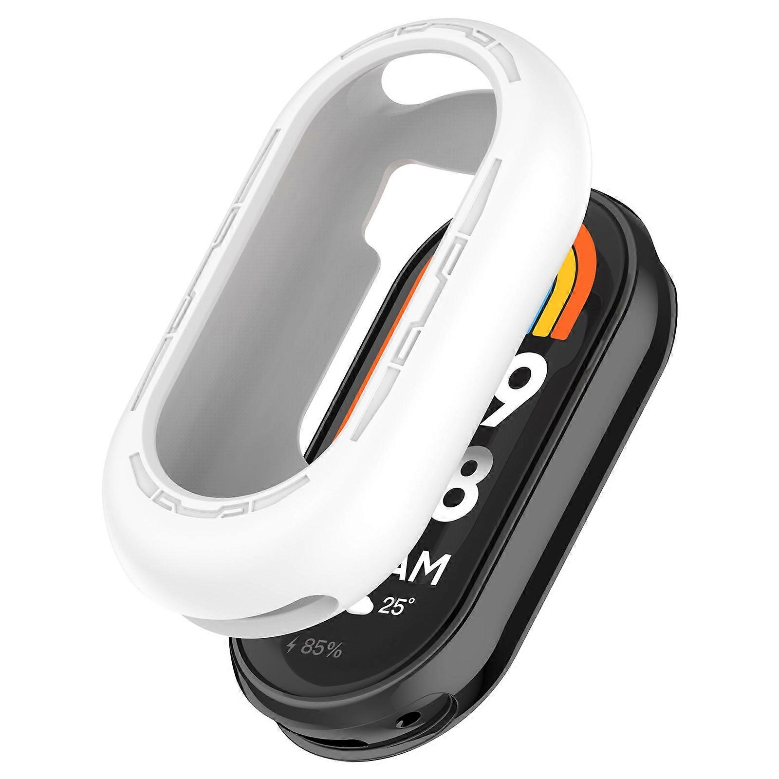 Pure Color Silicone Watch Protective Case For Xiaomi Mi Band 8