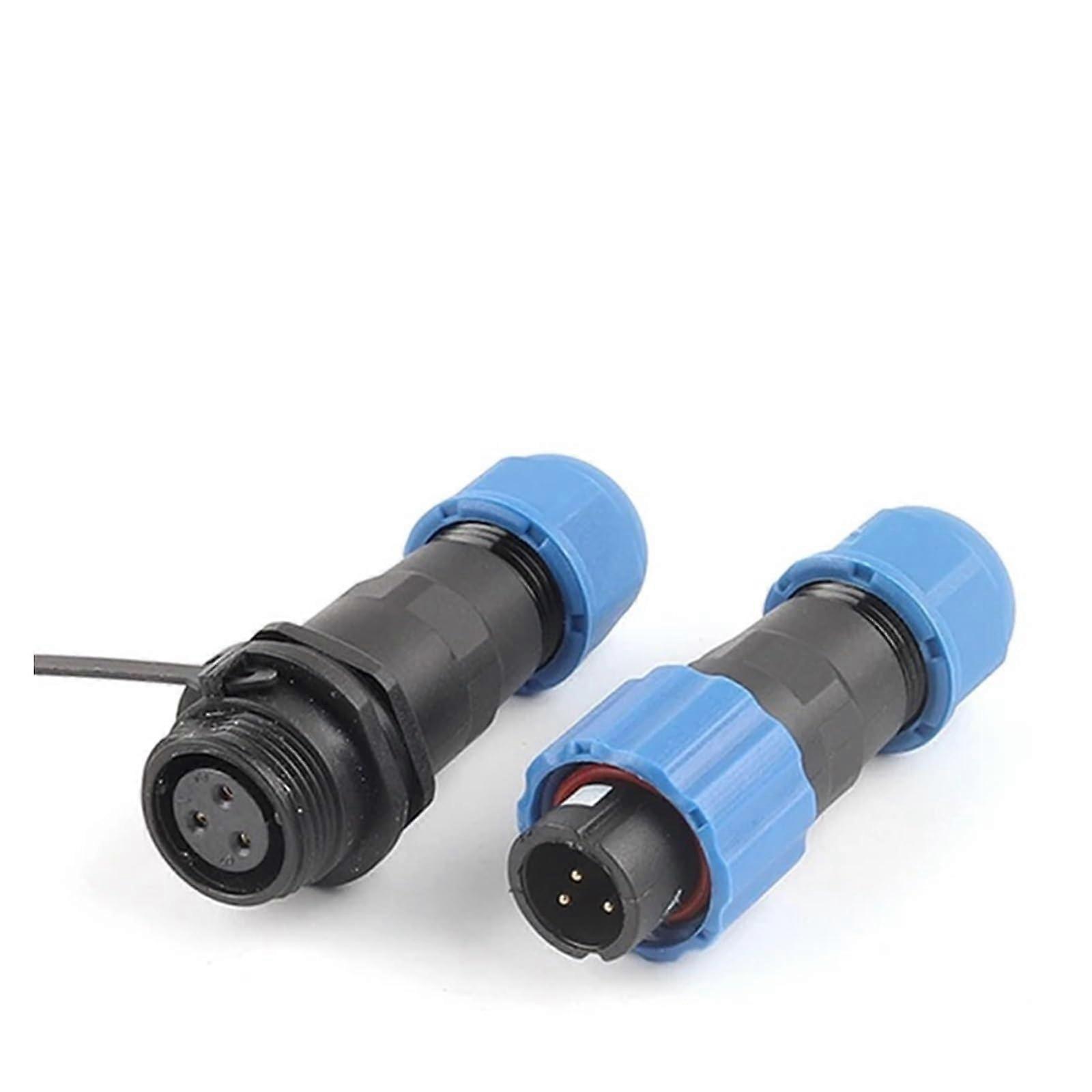 SP13 IP68 1/2/3/4/5/6/7Pin Panel Aviation Connector Flange Mount Docking Nut Plug And Socket