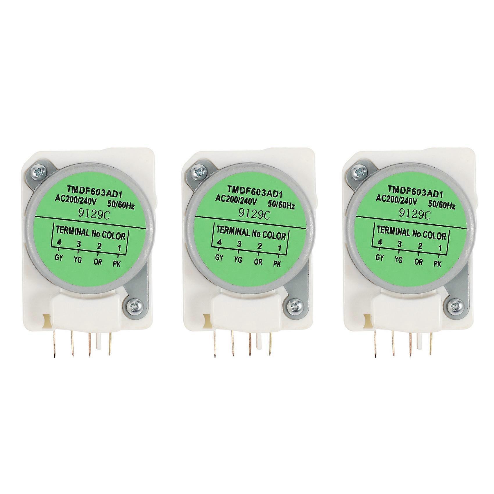 3X Mechanical Defrosting Timer for Refrigerator Parts TMDF603AD1 Refrigerator Defrosting Timer