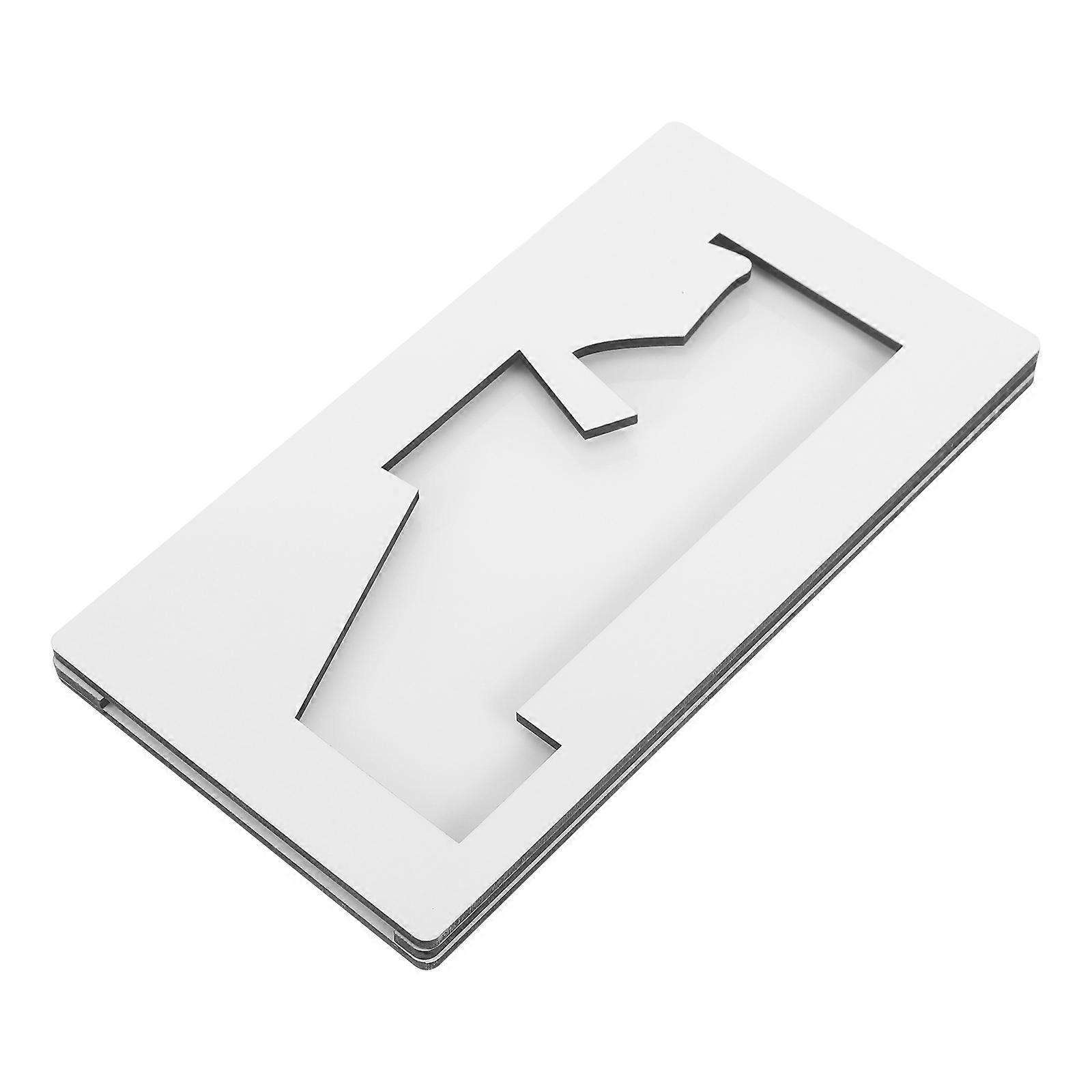 Graduation Money Holder Envelope Wallet for Cards and Cash with Stylish White Synthetic Design 7.5 x 4.2 inches