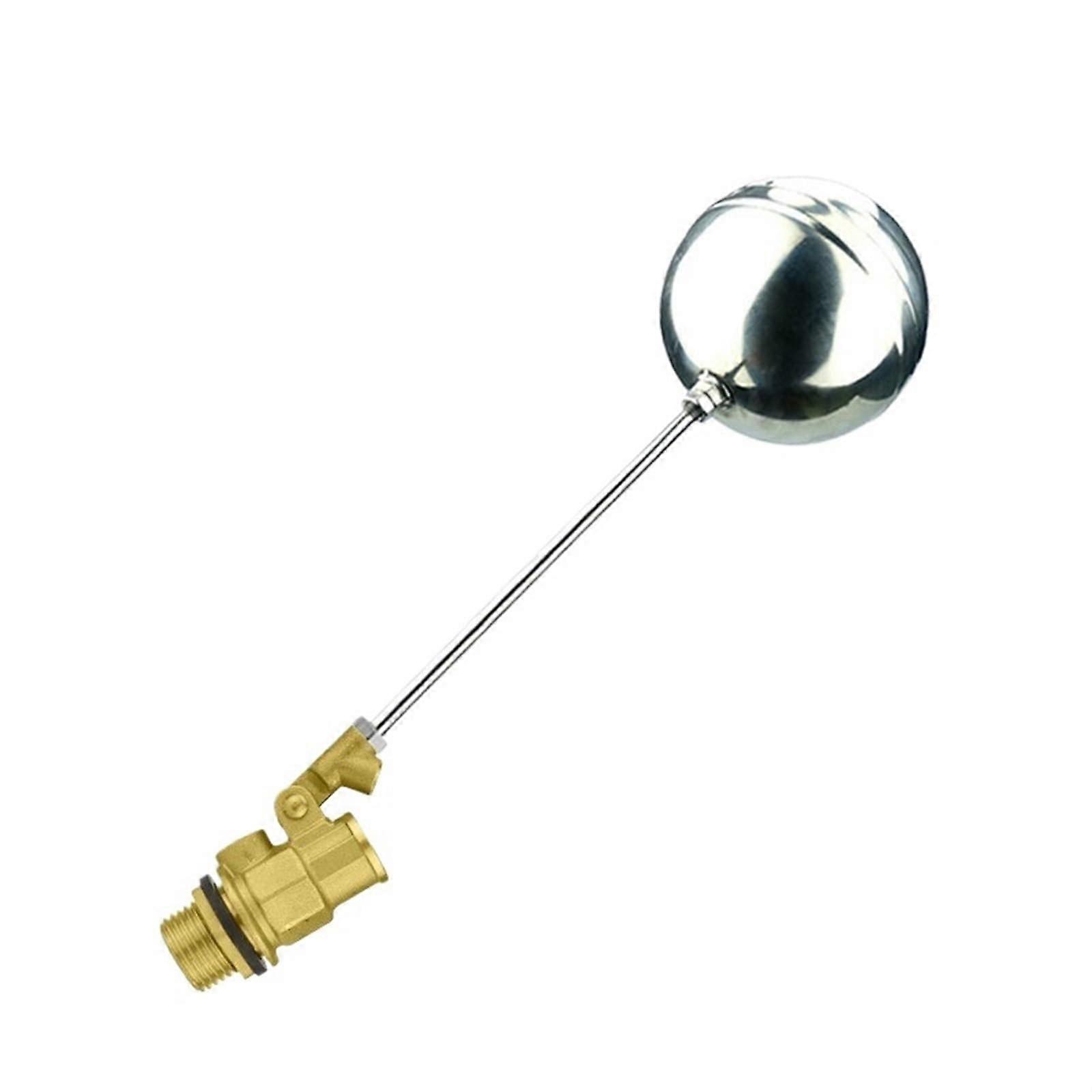 1/2' 3/4' 1 Brass Float Valve for Cold and Hot Water Storage Tanks Floating Ball Valve Flow Control Cistern/Expansion Vessels 1pc (Size: 1/2')