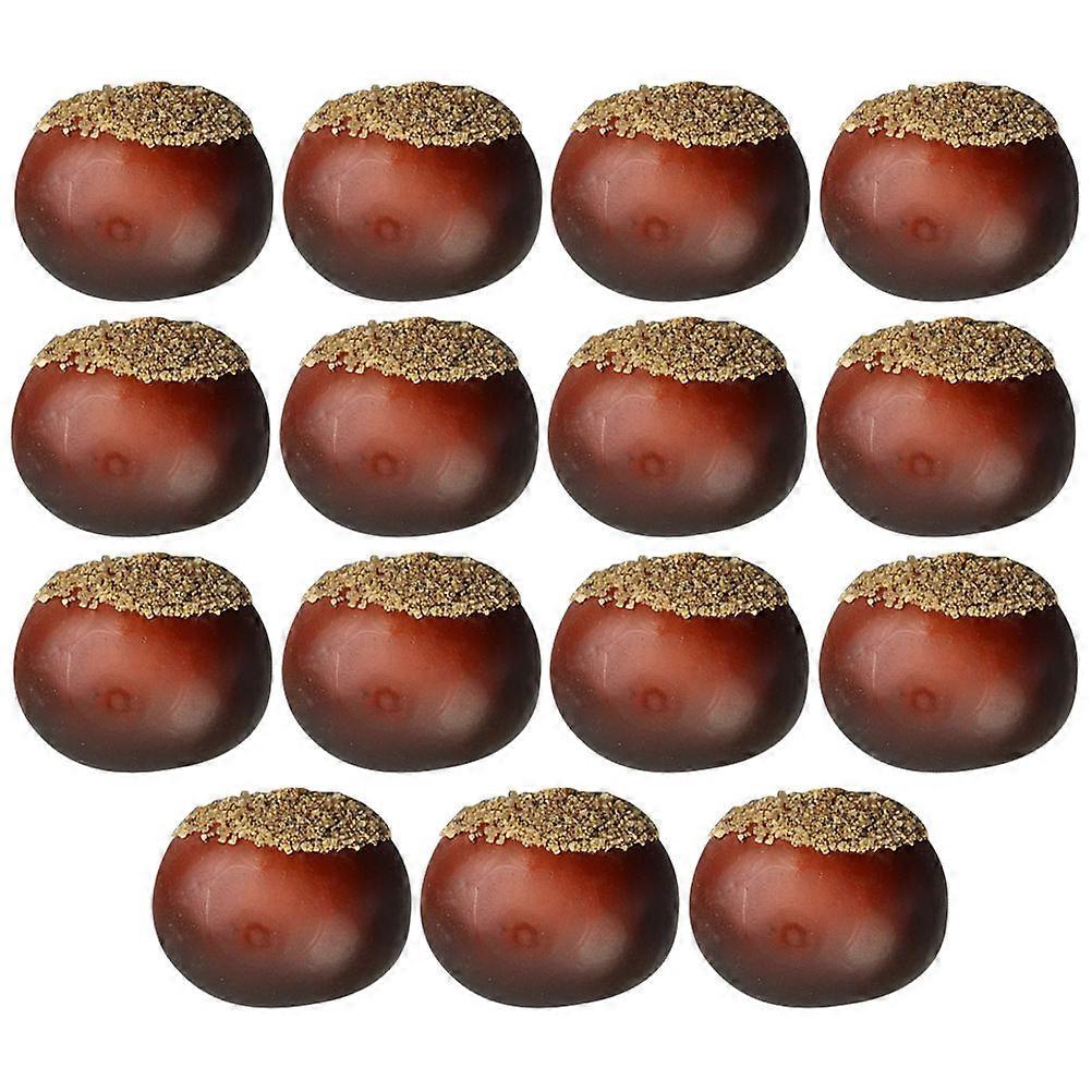 Faux Nut Models 16Pack Decorative Artificial Nuts For General Users In Perfect For Birthday And Christmas Themes