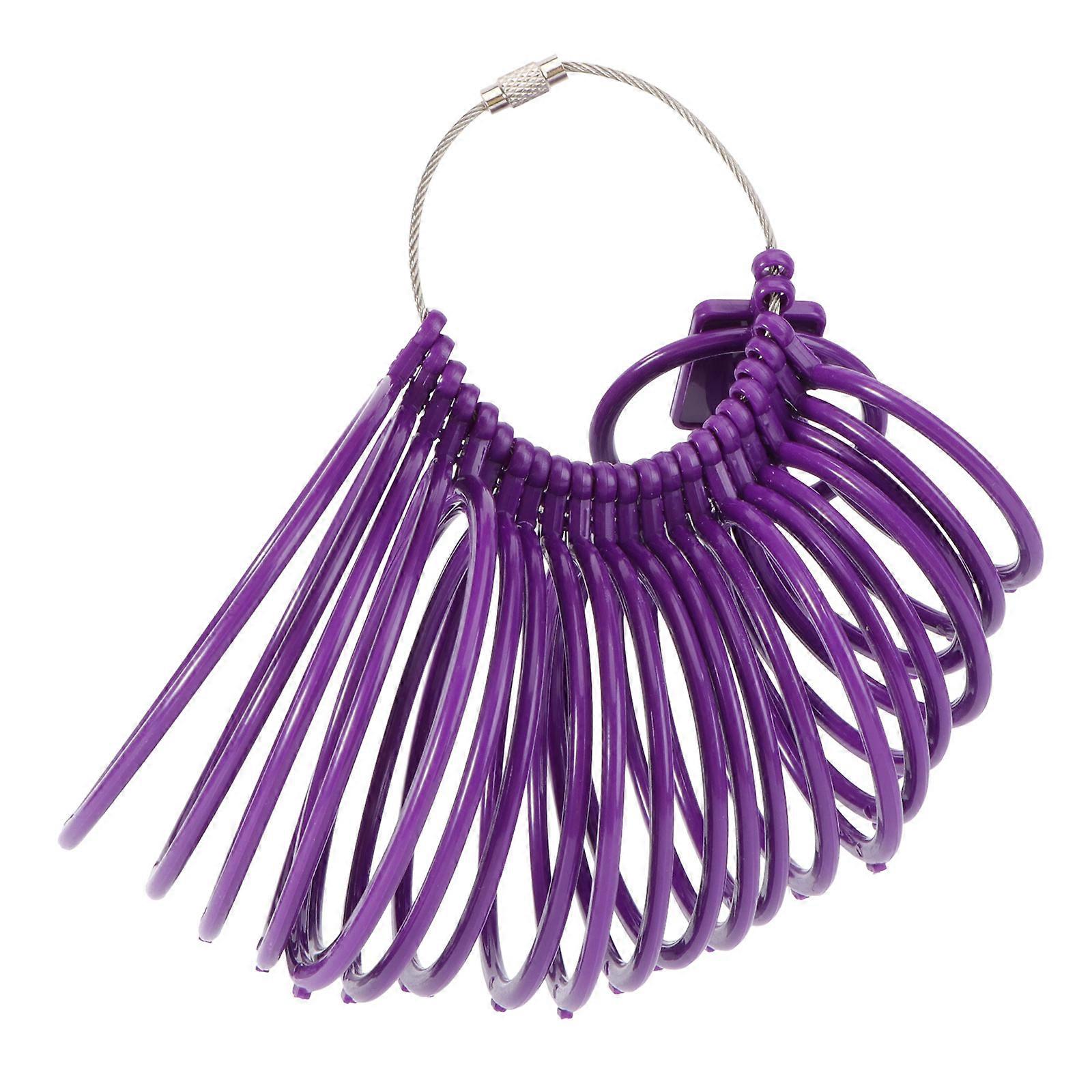 The **Portable Plastic Bangle Gauge** is a handy, lightweight measuring tool designed specifically for jewelry makers, sellers, and DIY enthusiasts.