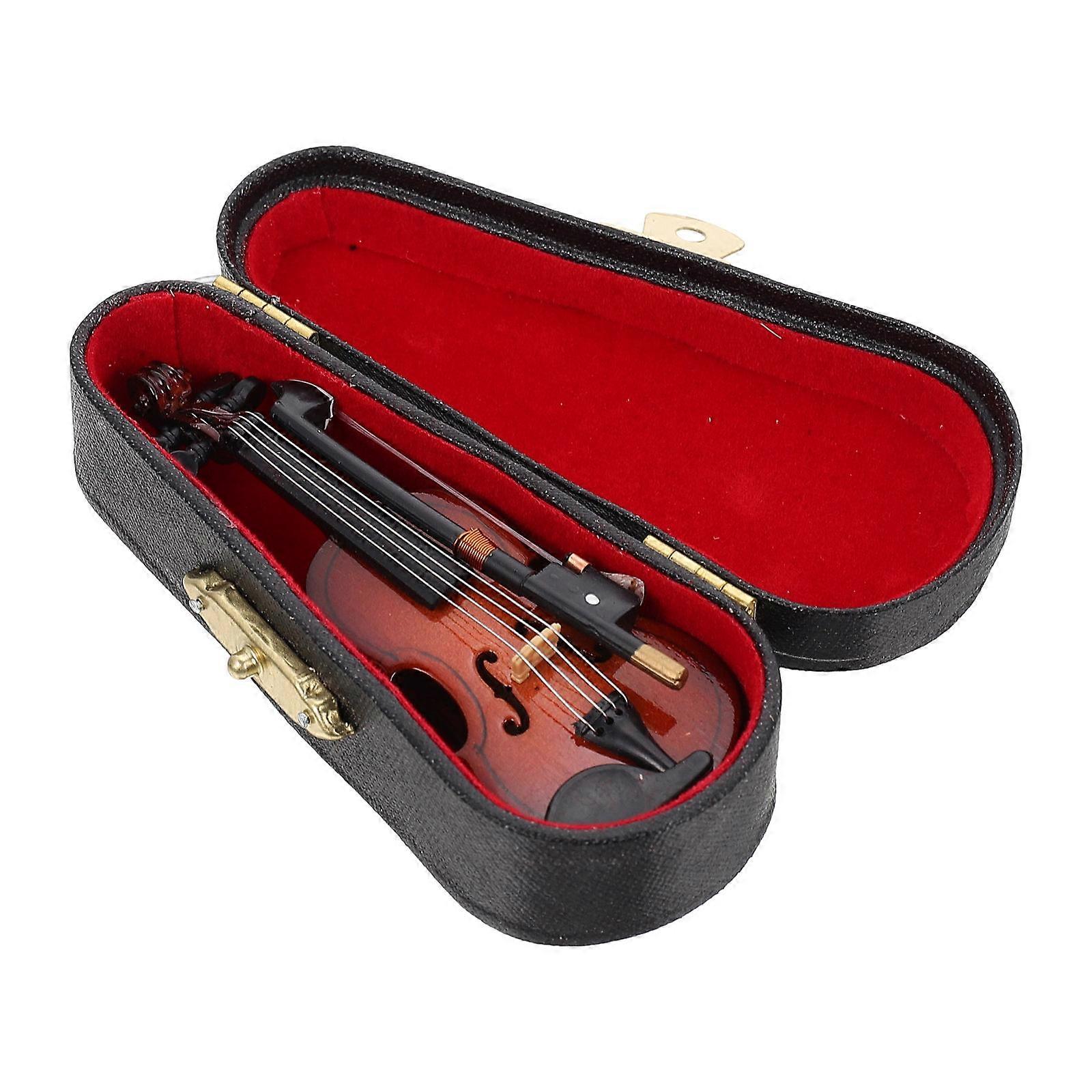 Miniature Violin Model 1 Set Assorted Photography Desktop Decor
