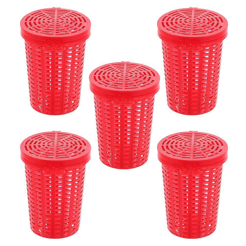 Fish Bait Trap Cage Efficiently Captures Carp and Shrimp 5Pcs Fishing Gear
