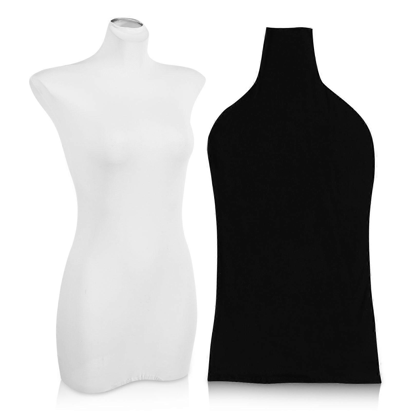 2pcs Mannequin Body Fabric Cover Model Display Cotton Upper Body Replacement Outerwear Tailor Form Covering