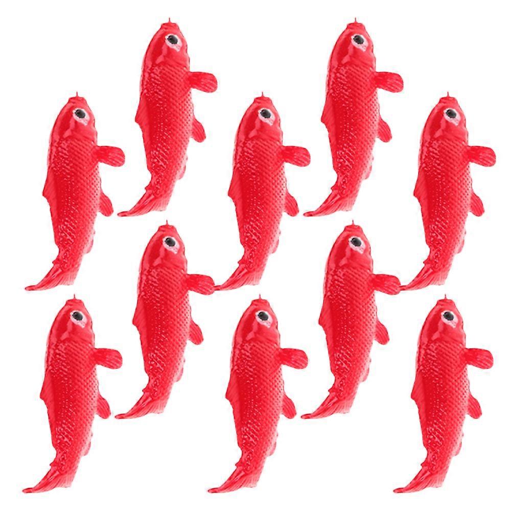 Realistic Mini Koi Fish Models for Creative Desktop and Aquarium Use