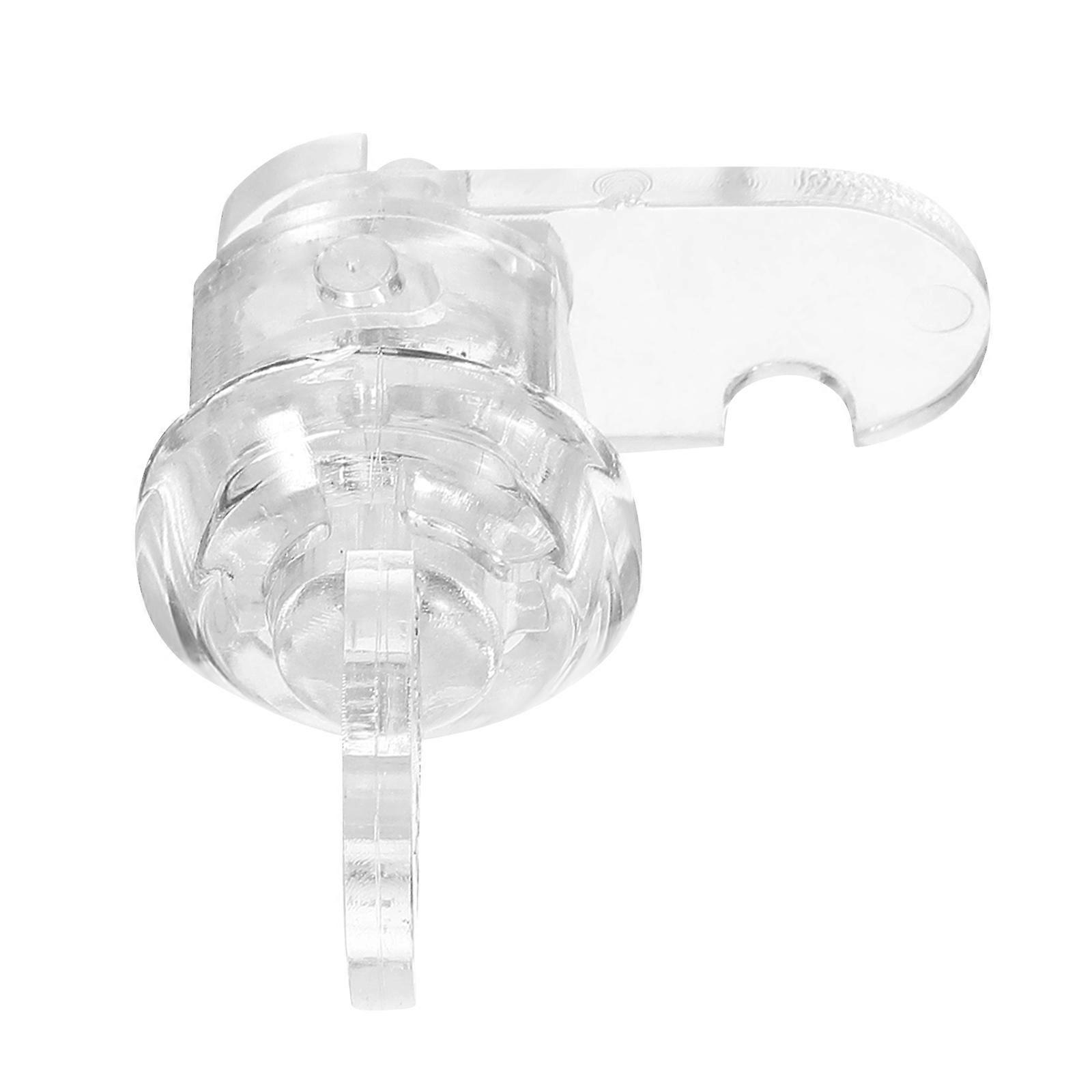 Invisible Cabinet Lock 1Set Transparent Acrylic Cabinet Key Lock with Durable Design for DIY