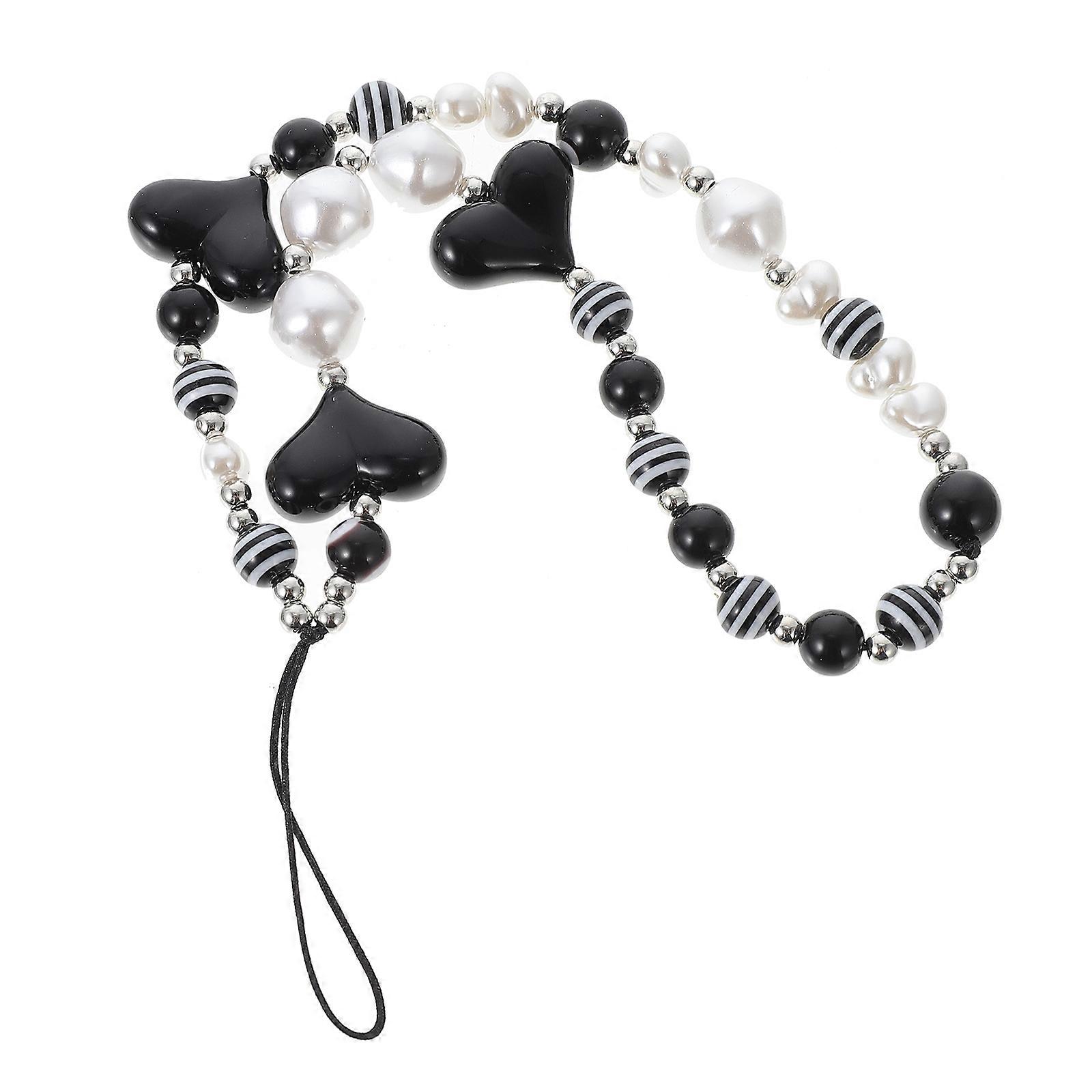 Acrylic Beaded Lanyard for Phones with Enhanced Anti-lost Functionality