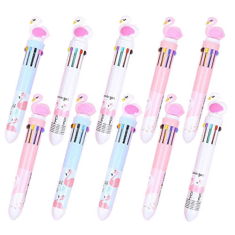 Cute Multicolor Stationery Pen, Retractable Body, Enhances Note-Taking Experience