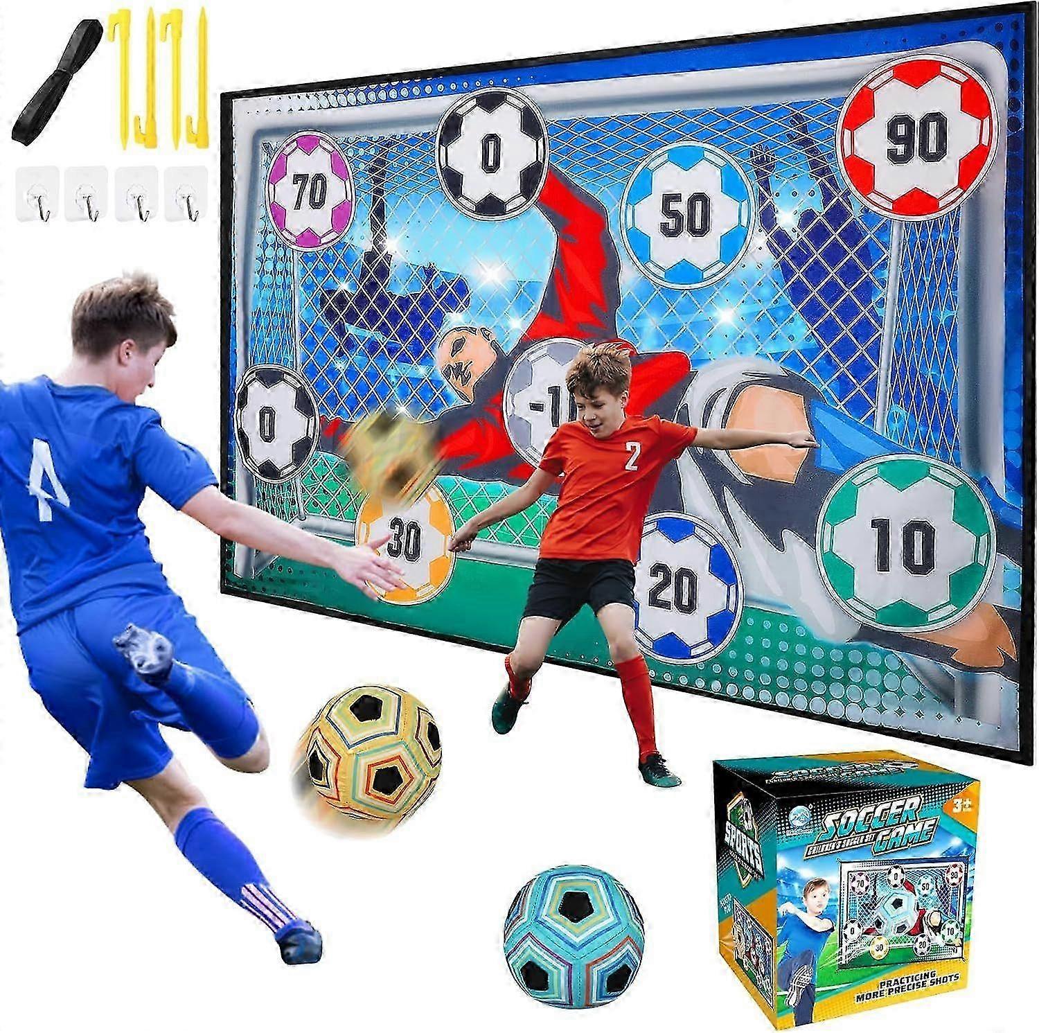 Fußball-Trainingsmatten-Set Spielmatte für Kinder und Erwachsene mit langlebigem Design und einfacher Einrichtung.
