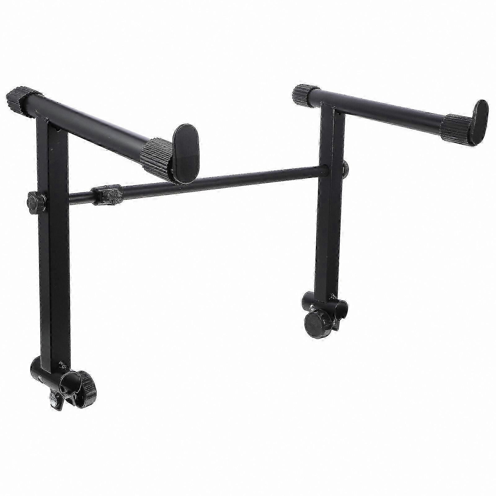 Universal Keyboard Stand for Electric Organ and Piano, Durable Black Rack for Musical Instruments