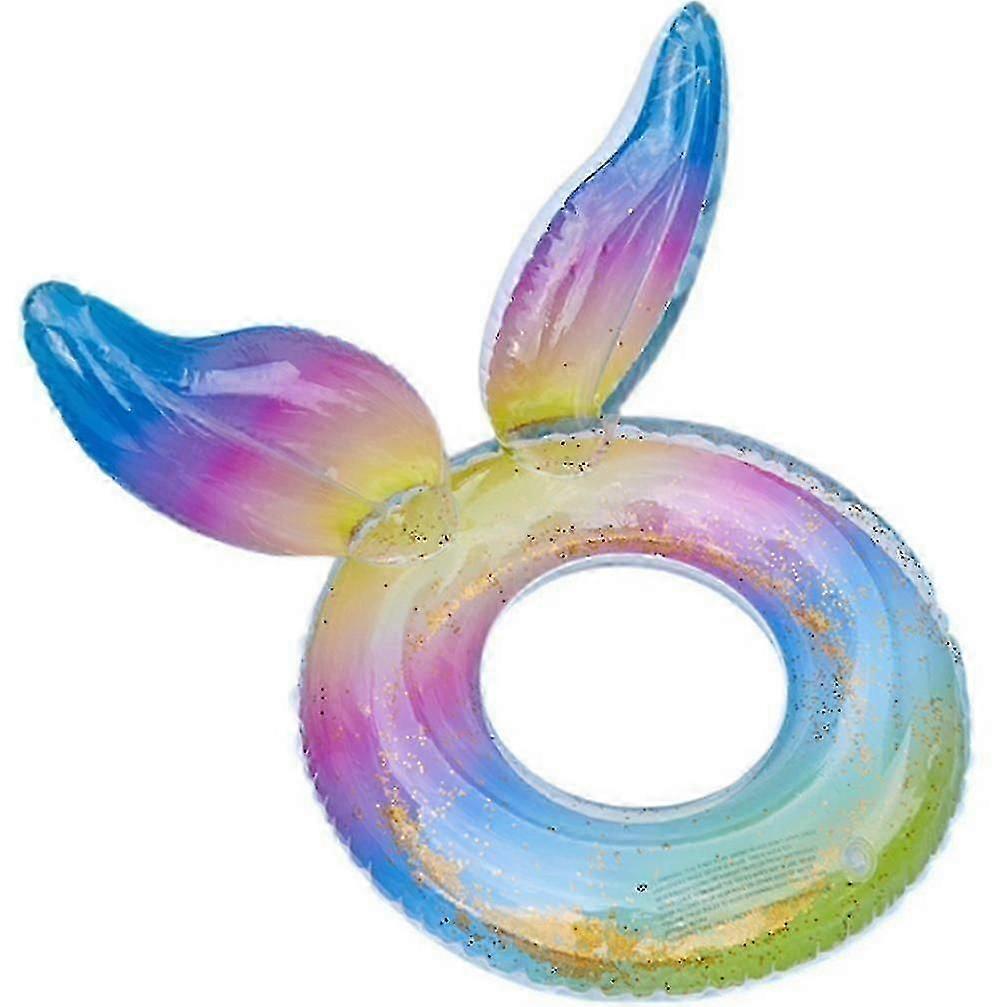 Inflatable Mermaid Float Swimming Ring , Pool Party Accessories
