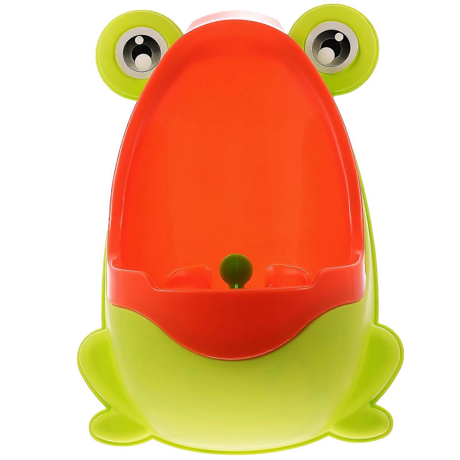 Fun Frog Shaped Hanging Urinal for Boys Durable Cartoon Pee Trainer with Easy Clean Design for Home Use