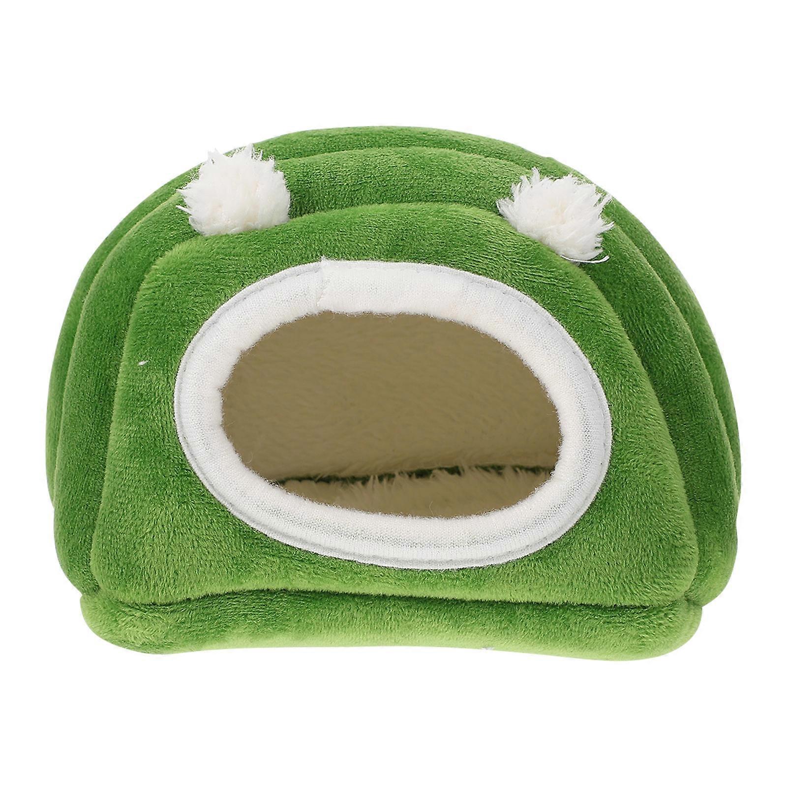 Adorable Green Hamster Nest for Comfortable Sleep Made of Arctic Fleece 1pc