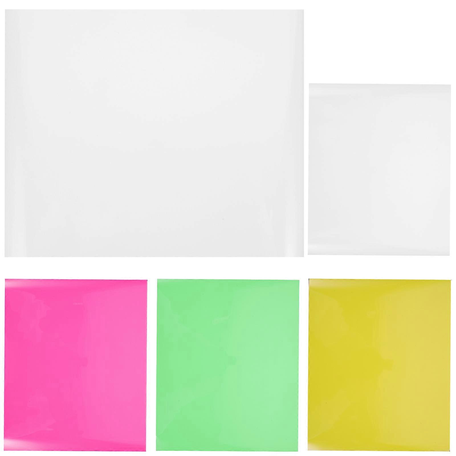 Glow In Dark Heat Transfer Vinyl 5Pack For Fabrics DIY Decoration Assorted Color Waterproof