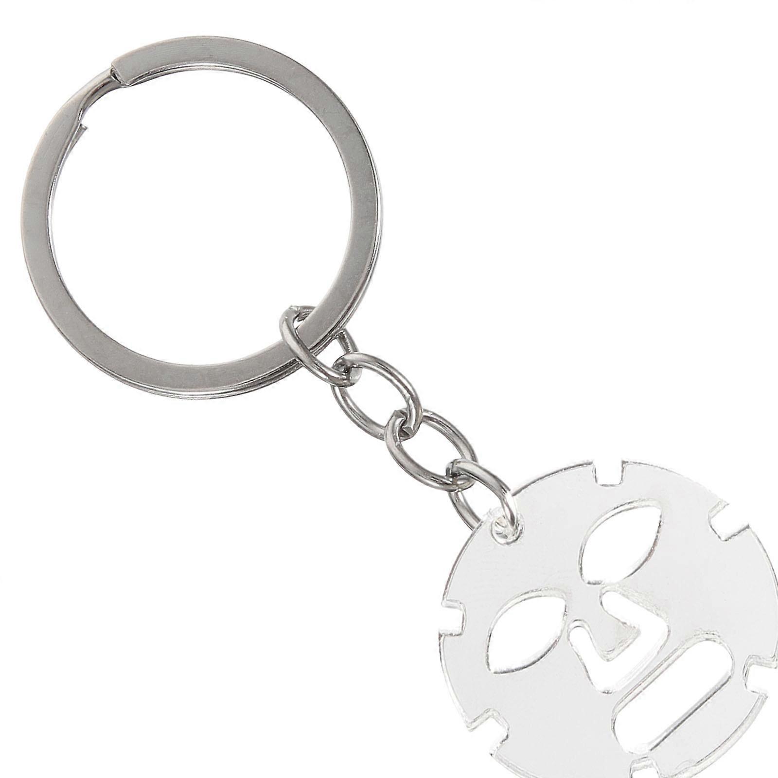 Here's a polished and engaging product description for your **Stylish Facial Mask Keychain Novelty Pendant**:
**Stylish Facial Mask Keychain –