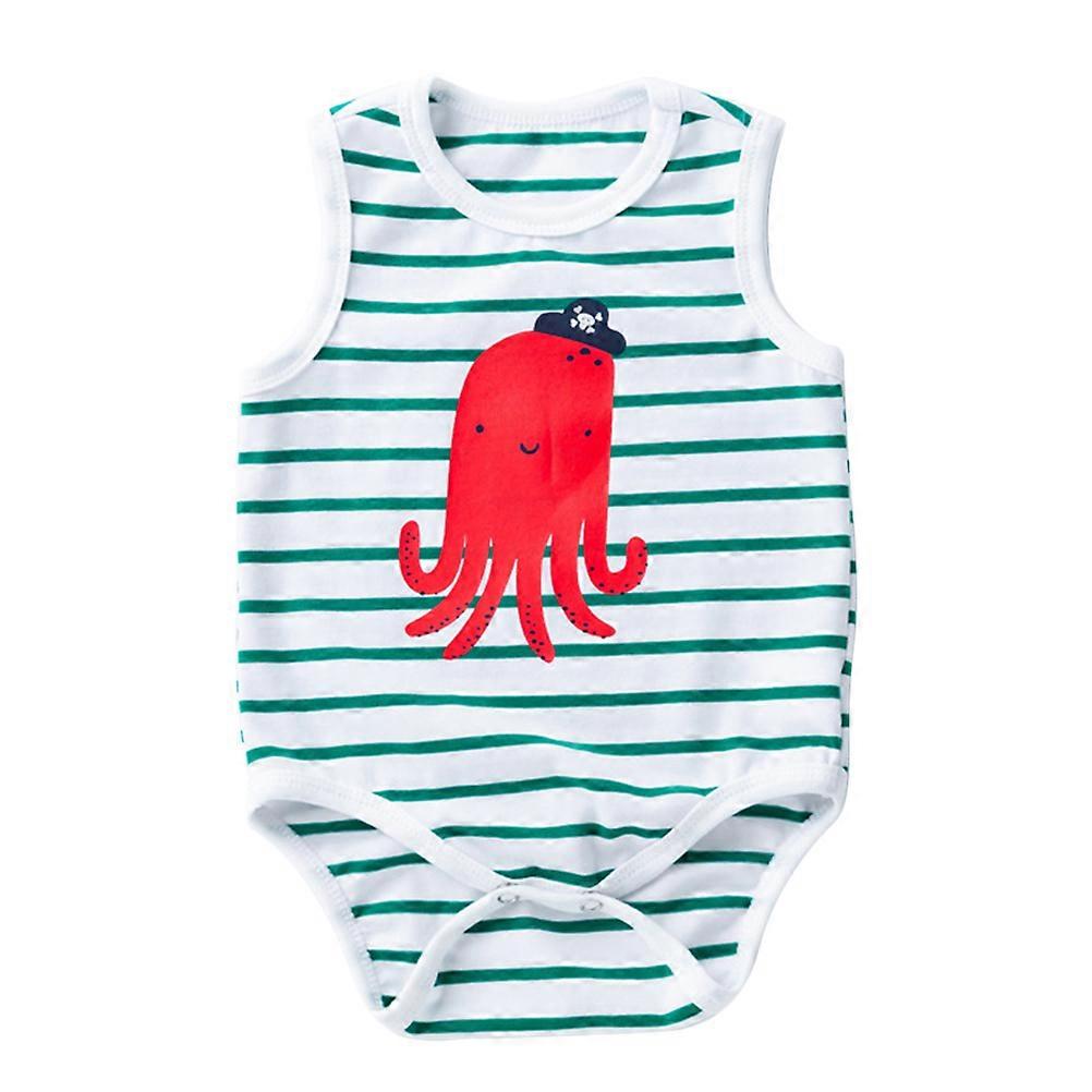 Infant Undershirt Bodysuit Romper Toddler Outfit Everyday Wear M Leg Opening Button 1Set