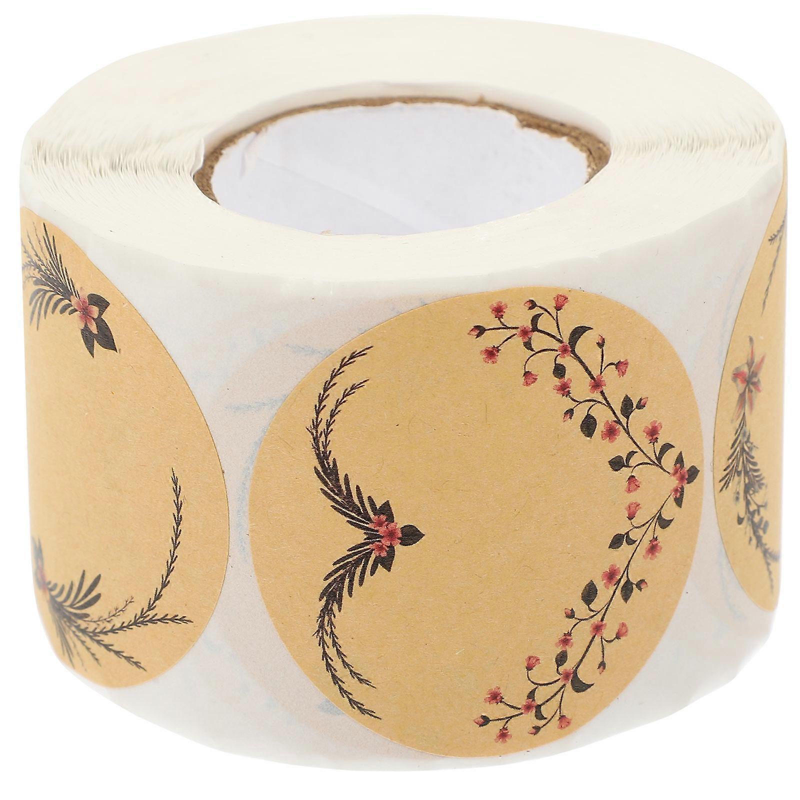 Handwritten Stickers Roll for Decorative Sealing with 1 Roll of Stickers