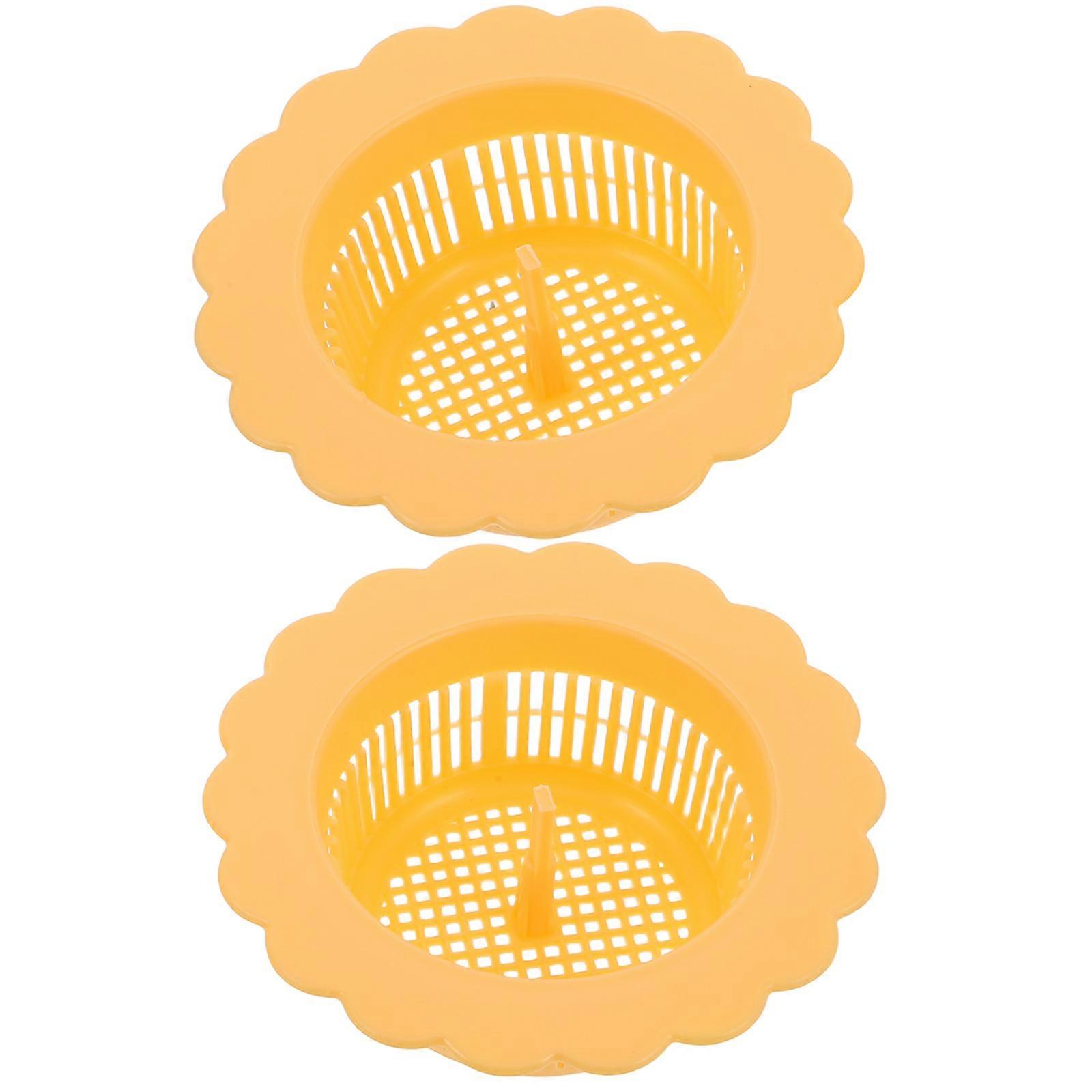 2pcs Kitchen Sink Drain Strainer Filters for Hair & Food Waste – Efficient Clog Prevention for RVs & Household Sinks