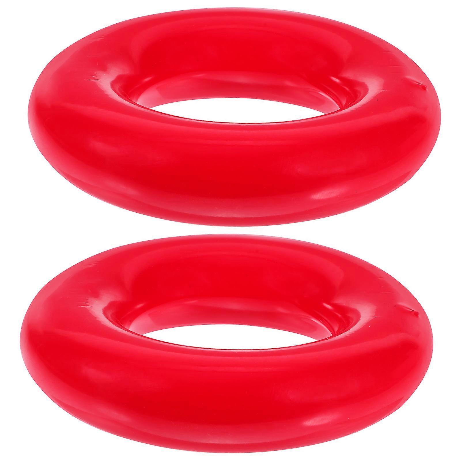 2pcs Flask Weighted Rings: Counterweight Rings For Laboratory Essentials - 48mm Triangular Conical Flask Boiling Bottle Lead Ring Experiment