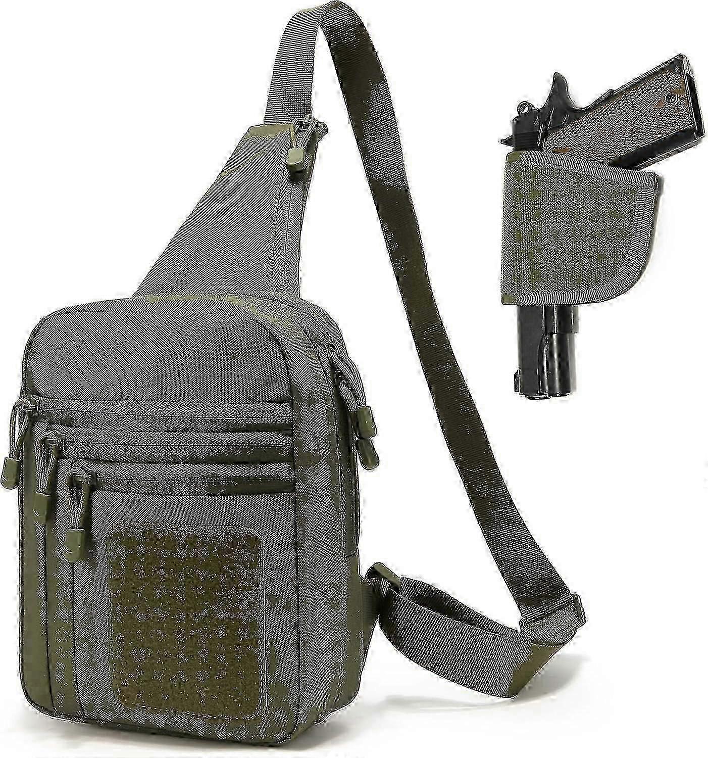 Concealed Carry Shoulder Holster Bag for Handguns - Tactical CCW Sling Bag with Crossbody Strap for Range & Outdoor Use