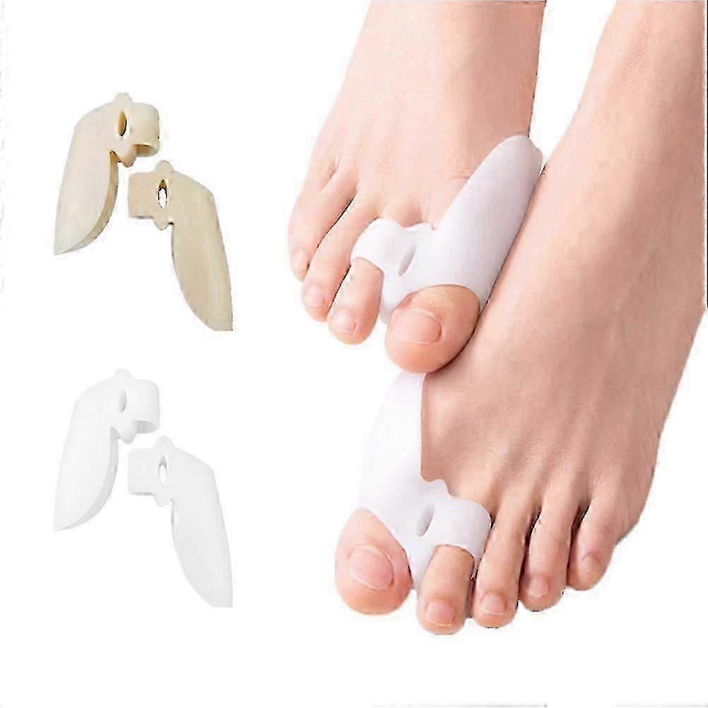 2025 2 Pairs Toe Separators Toe Spacers Bunion Corrector Silicone Orthotics