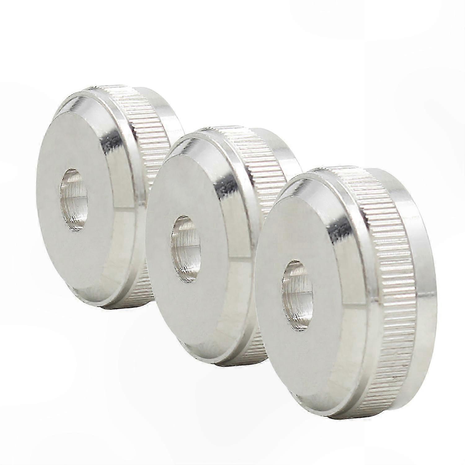 3-Piece Copper Button Cap Set for Brass Instruments and Accessories Replacement Parts
