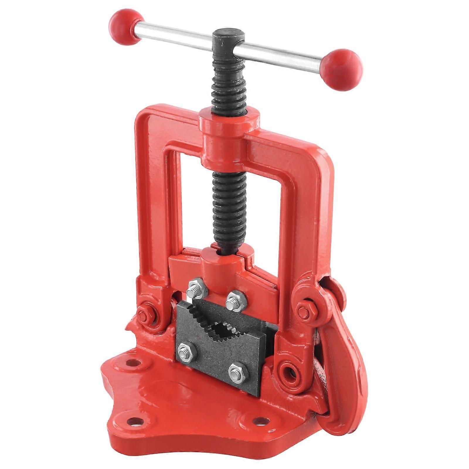 Forged Pipe Vice 15-50mm Heavy-Duty Bench Vice for Secure Pipe Work and Welding Applications