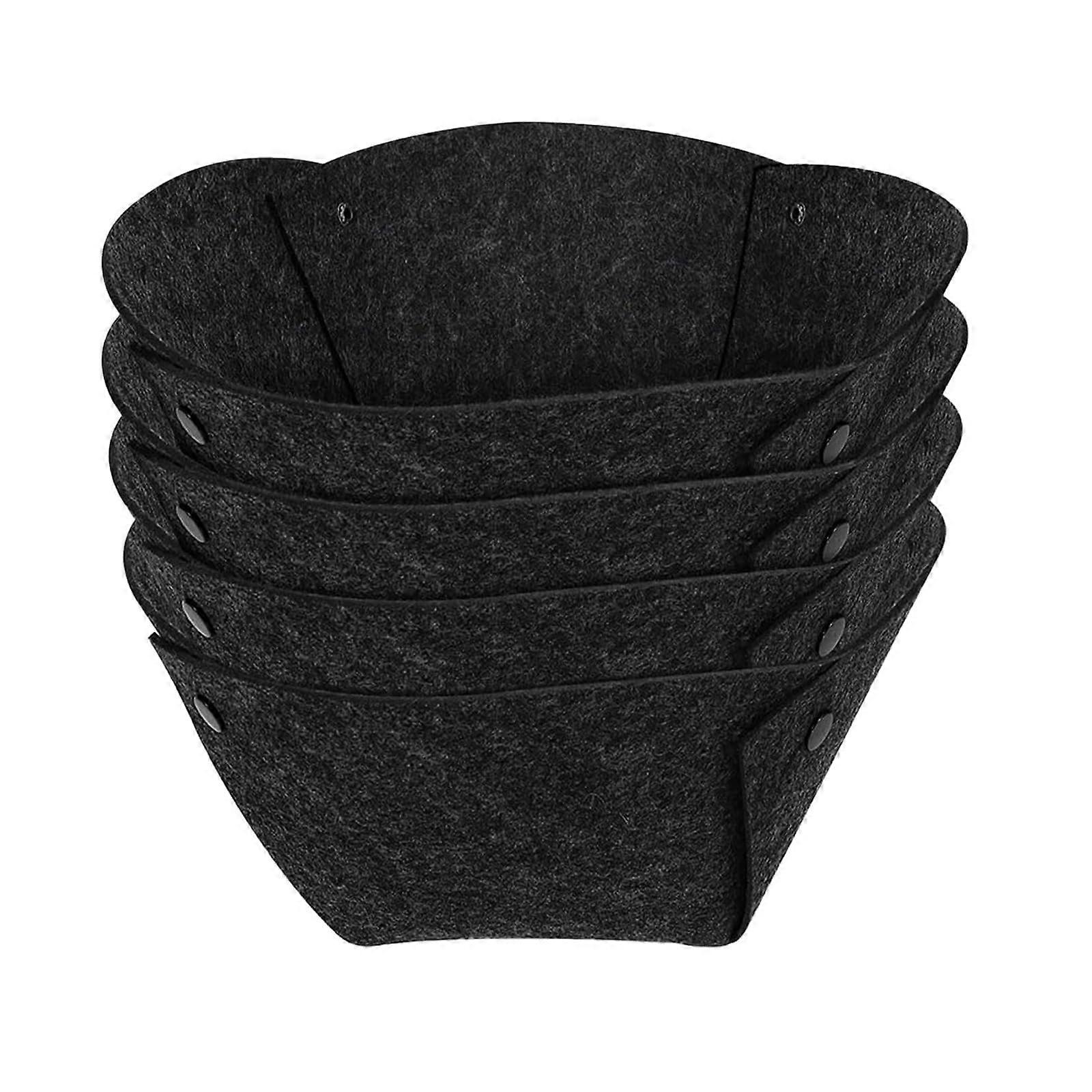 1/4 Pflanzkorbeinlagen Rund 30,5 cm / 35,7 cm Filzstoff Atmungsaktive Blumenkorb Auskleidung Ersatzteile Garten Zubehör