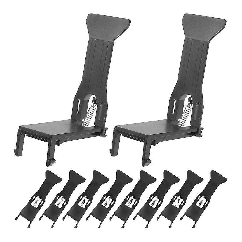 10stk robust pengebakke klemme kasseapparat skuffe klemme pengebakke klap udskiftning