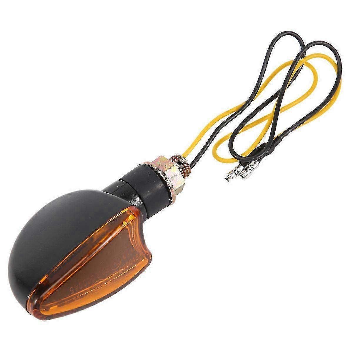 Universal 12V Motorcycle Turn Signal Indicator Light, Front and Back Flashing, Halogen Light Blinker Flash