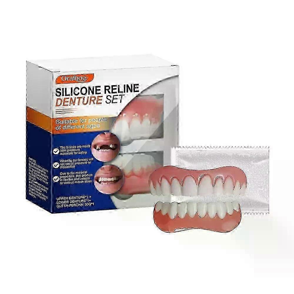Silicone Denture Reline Kit Set for Comfortable and Secure Denture Relining at Home