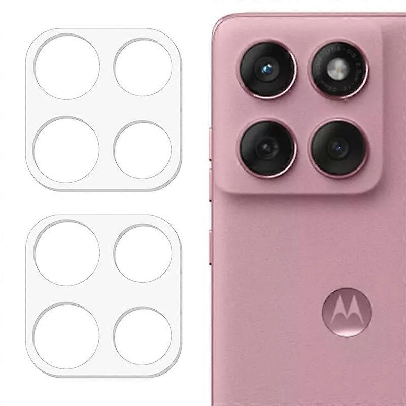 2Pcs For Motorola Edge 60 5G 60 Fusion 5G 60s 5G Camera Lens Protector 3D Arc Edge Anti-Scratch Temp