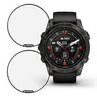 Garmin Epix Pro (gen 2) 47mm Pmma Crystal Clear Screen Protectors - Pack Of 2 Hr