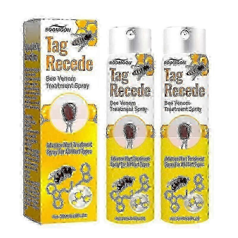 2pcs Tag Recede Bienengift, Tag Recede Bienengift Behandlung Spray Tag Recede Bienengift
