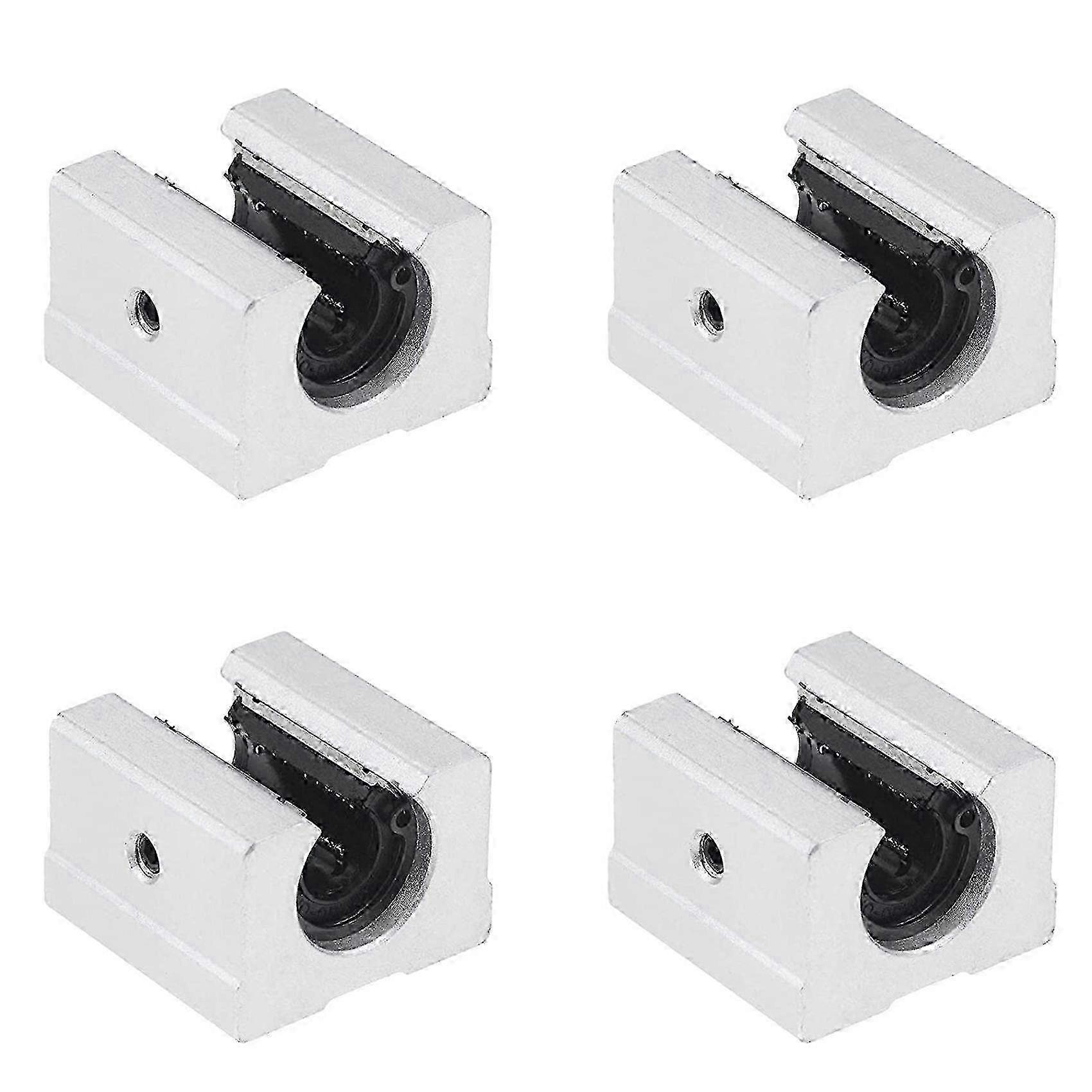 4PCS SBR16UU Gleitblock mit Linearkugellagern für SBR16 Linear Rail Guide Edition