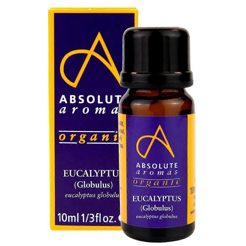 Absolute Aromas Organic Eucalyptus Globulus Oil 10ml - 4 Pack