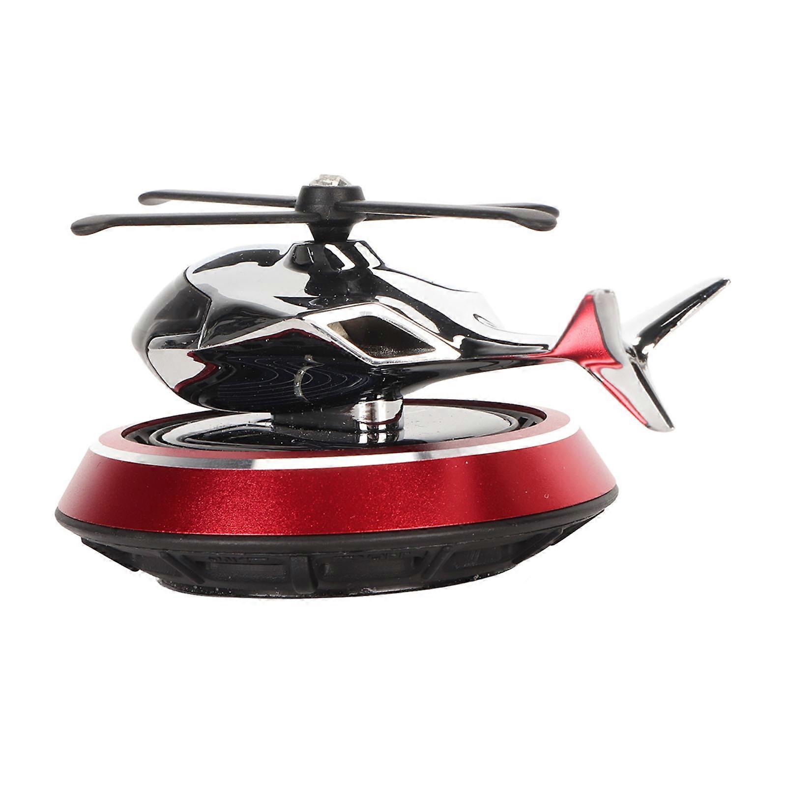 Car Air Freshener Solar Rotating 5ml Red 10.5x8cm Stress Relief