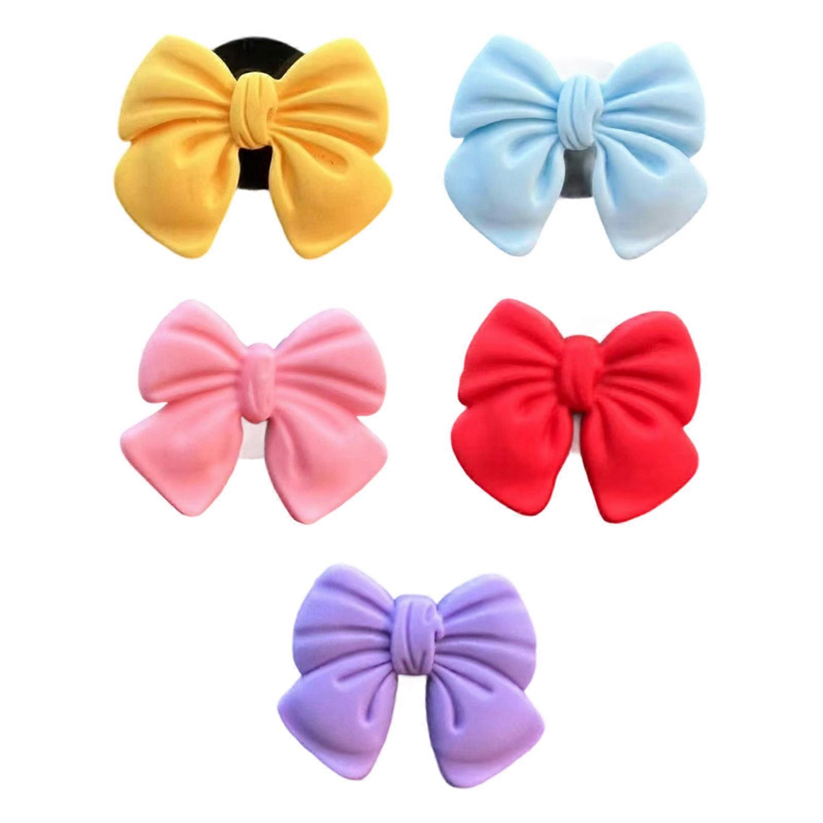 Stylish Auto Vent Clip Decorations with Fragrances DiffuserPlastic Bows Design Air Freshener Simple Installation for Women Multicolor